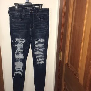 Dark blue , HI- Rise jeggings